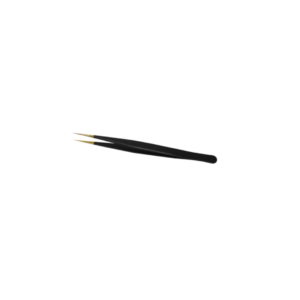 Pince droite noire et or